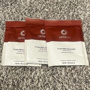 Optavia Frosty Mint Chocolate Soft Serve Packets